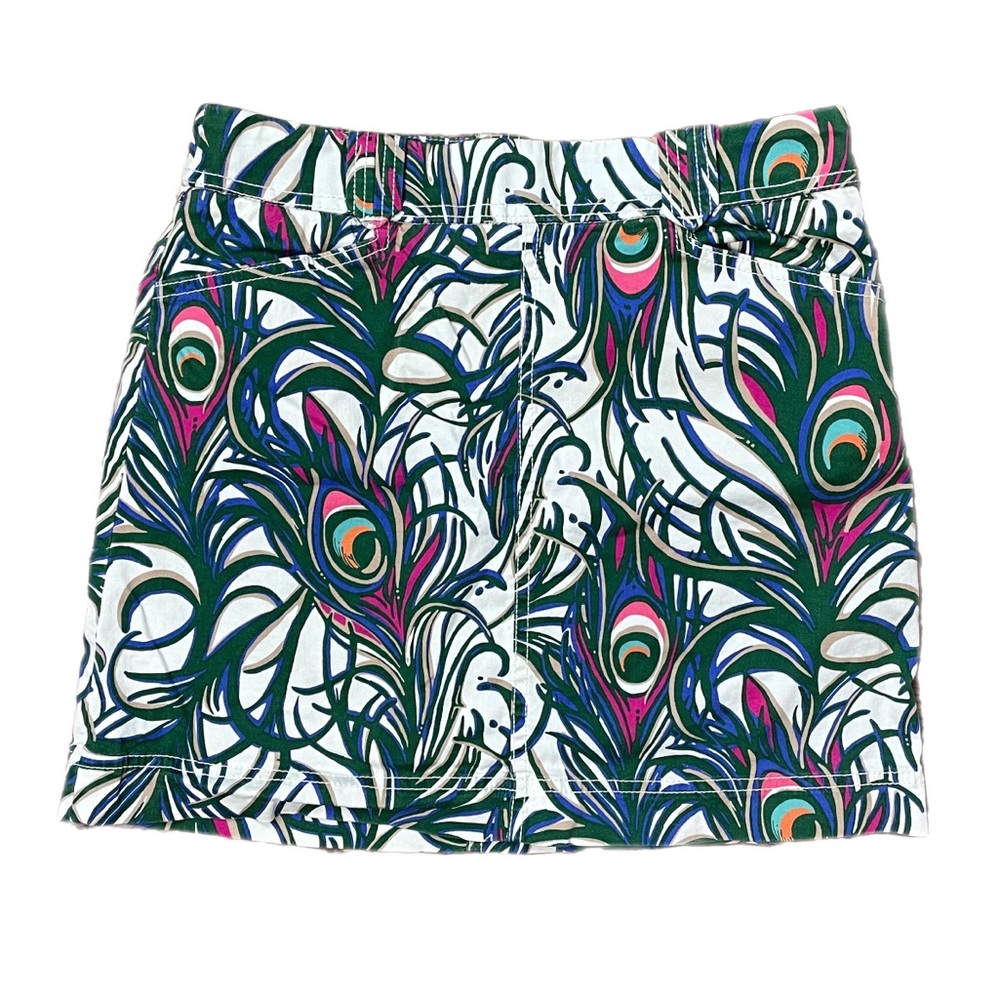 Vintage Lily Pulitzer Peacock Mini Skirt